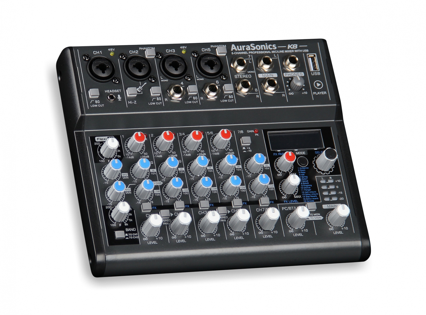 AuraSonics K8 компактный микшерный пульт в Тюменской области
