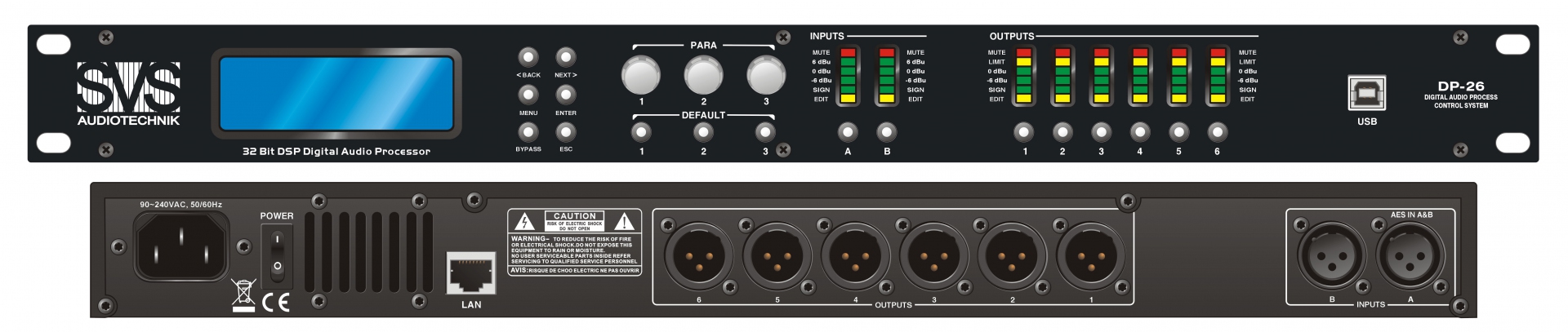 SVS Audiotechnik DP-26 Цифровой процессор: 2 входа 6 выходов в Тюменской области