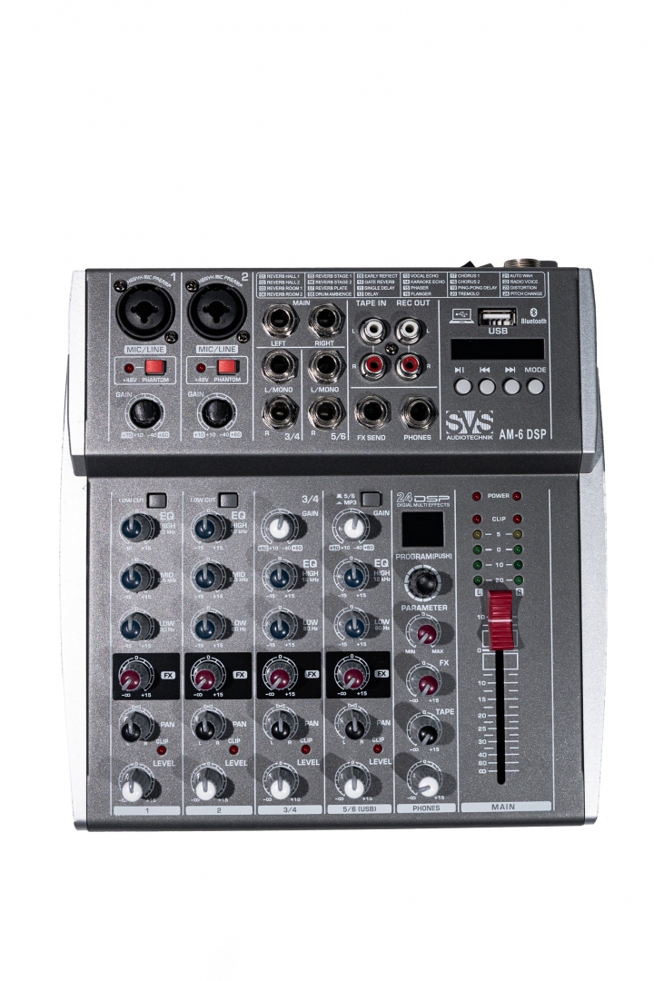 SVS Audiotechnik mixers AM-6 DSP Микшерный пульт аналоговый, 6-канальный SVS Audiotechnik mixers в Тюменской области